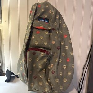 KAVU Owl Print Sling Bag